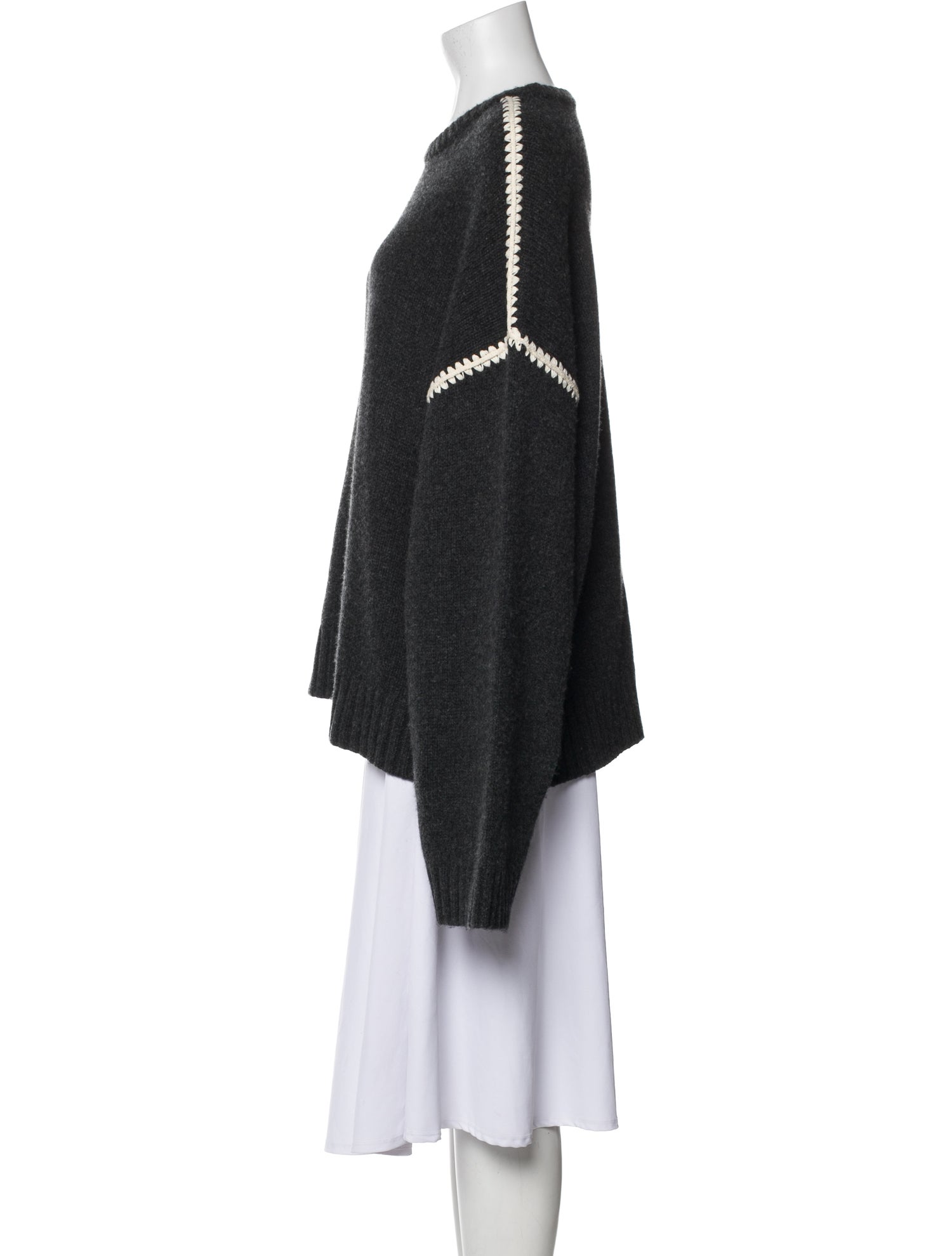 TOTEME Wool Crew Neck Sweater