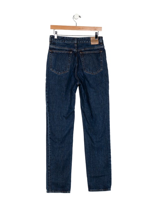 TOTEME High-Rise Straight Leg Jeans