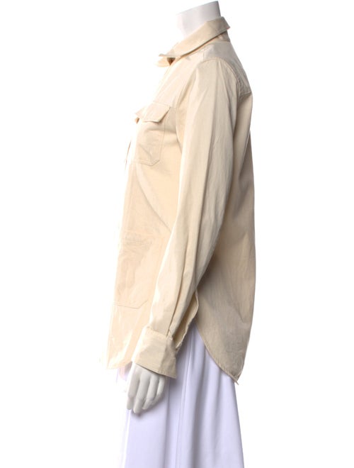 TOTEME Long Sleeve Button-Up Top