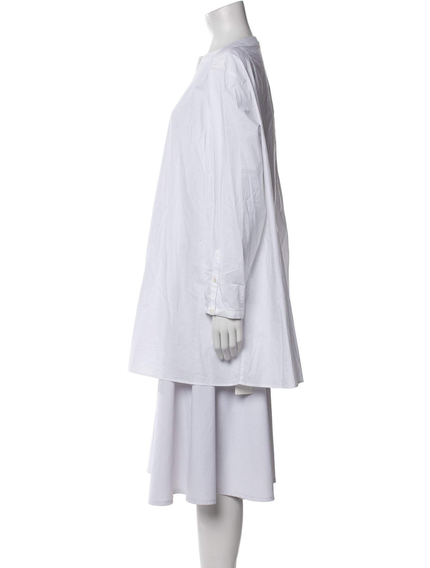 TOTEME Mock Neck Long Sleeve Tunic