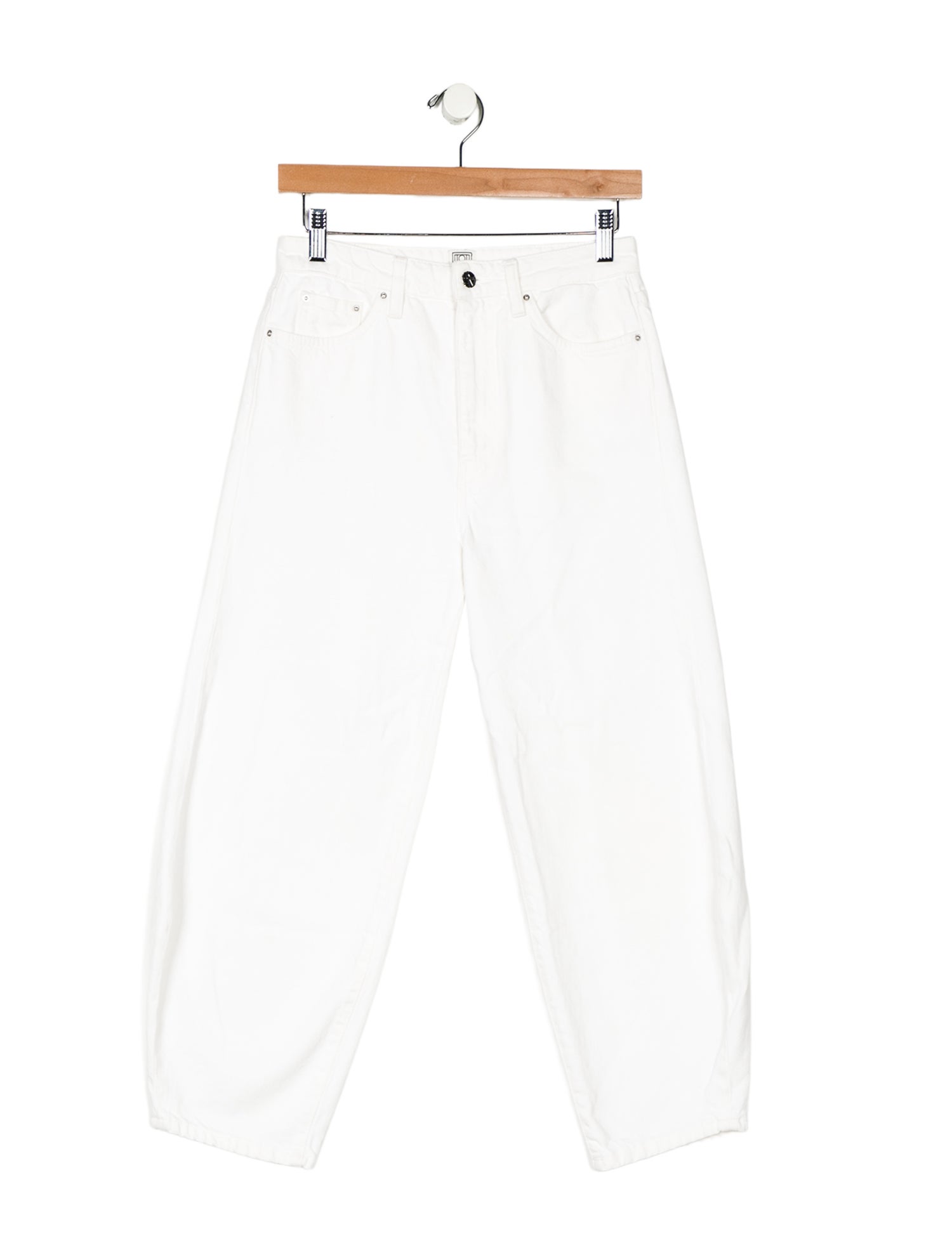 TOTEME High-Rise Straight Leg Jeans