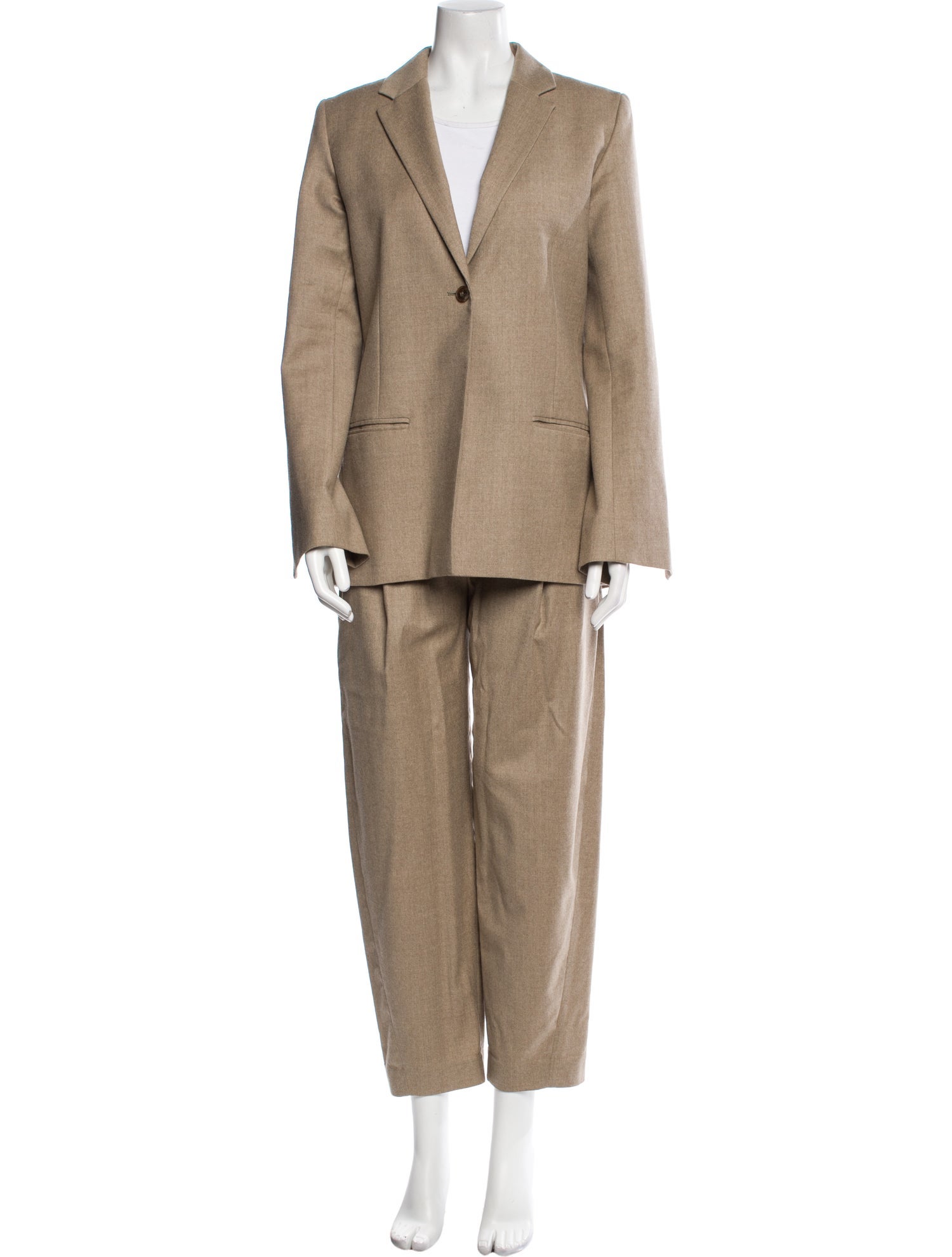 TOTEME Flannel Wool Pantsuit