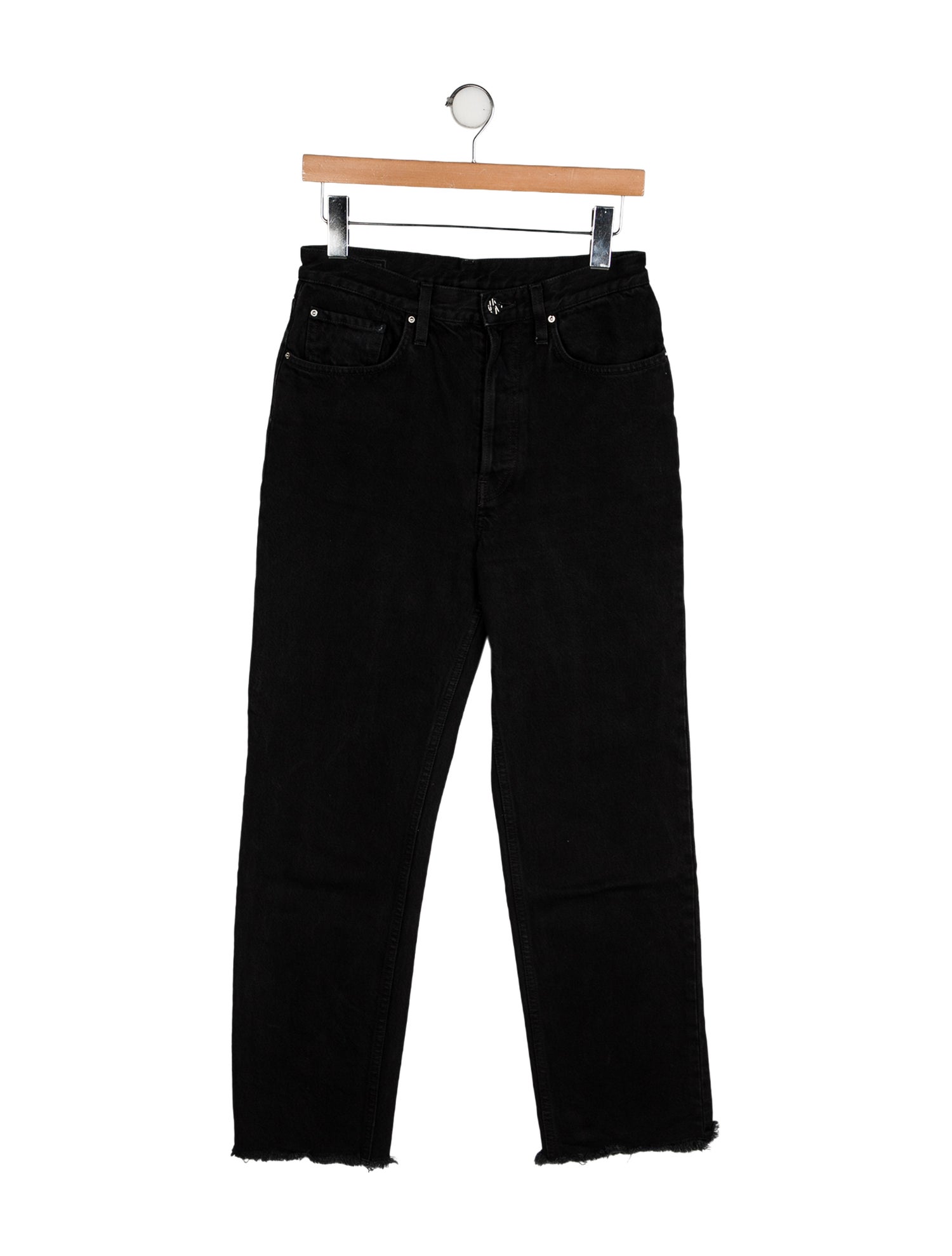 TOTEME High-Rise Straight Leg Jeans