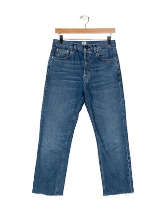 TOTEME High-Rise Straight Leg Jeans