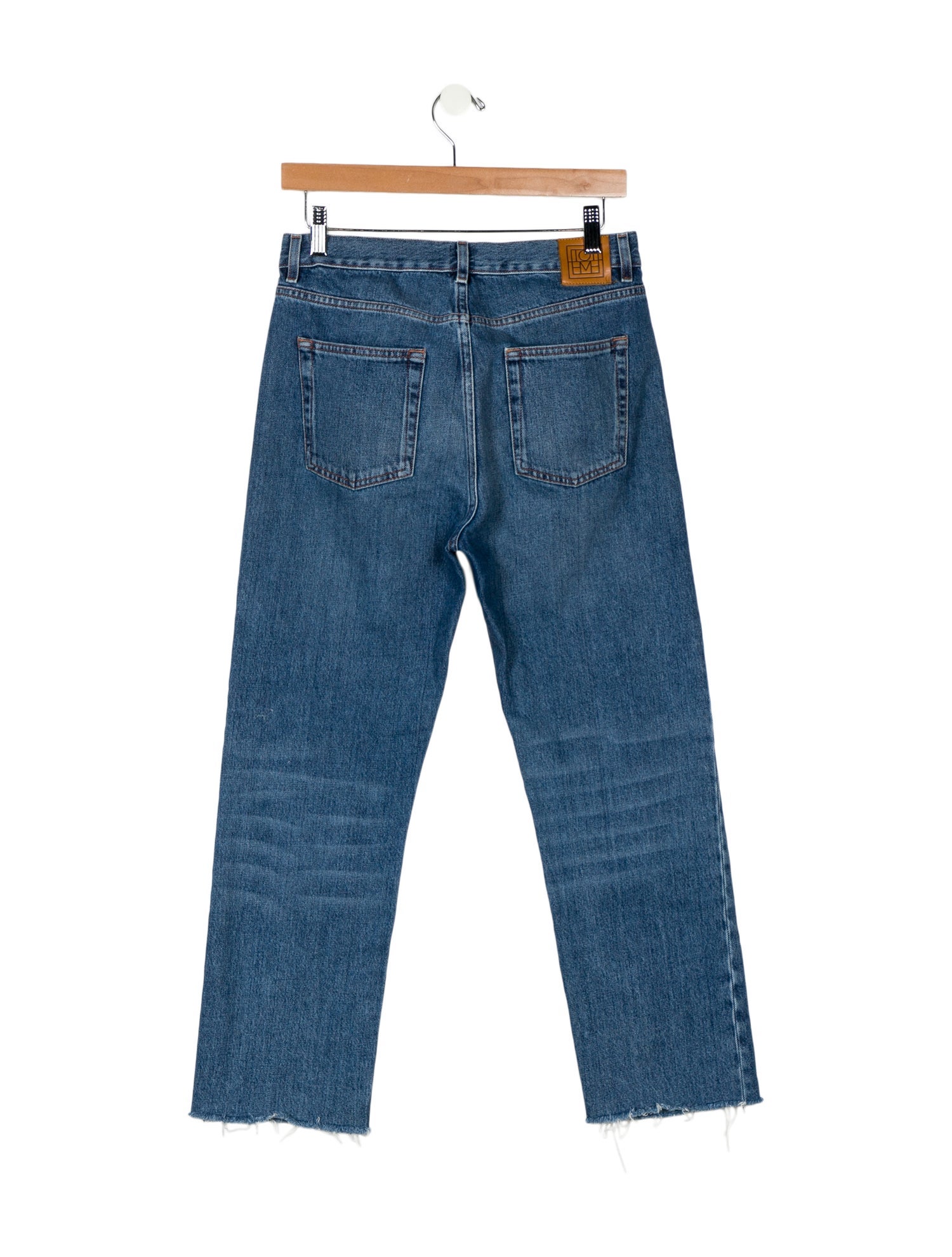TOTEME High-Rise Straight Leg Jeans