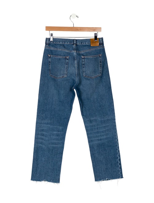 TOTEME High-Rise Straight Leg Jeans
