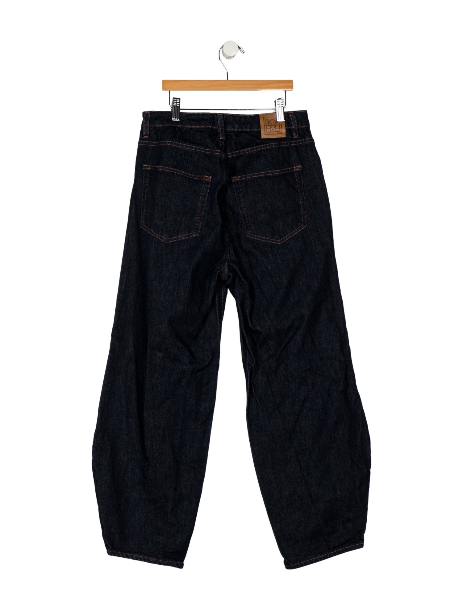 TOTEME High-Rise Straight Leg Jeans