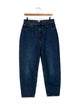 TOTEME High-Rise Straight Leg Jeans