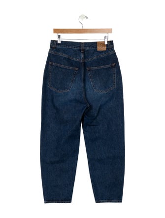 TOTEME High-Rise Straight Leg Jeans