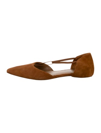 TOTEME Suede D'Orsay Flats