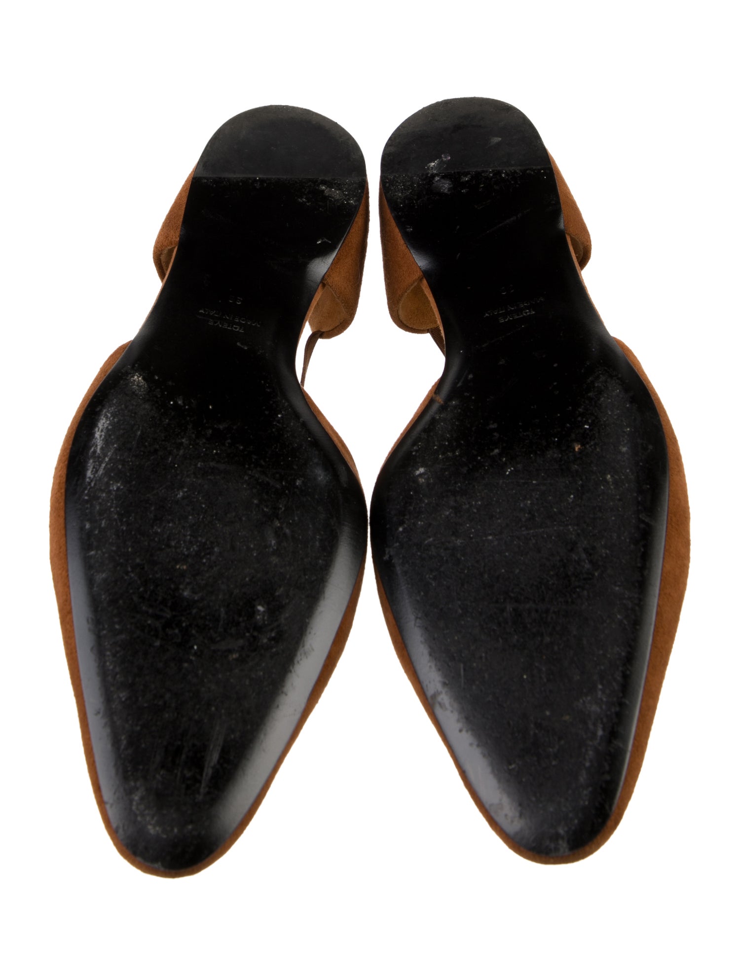 TOTEME Suede D'Orsay Flats