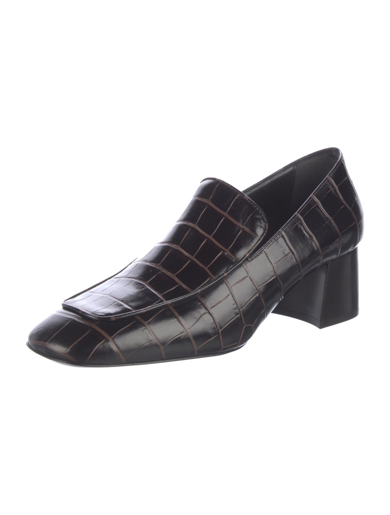 TOTEME Embossed Leather Pumps