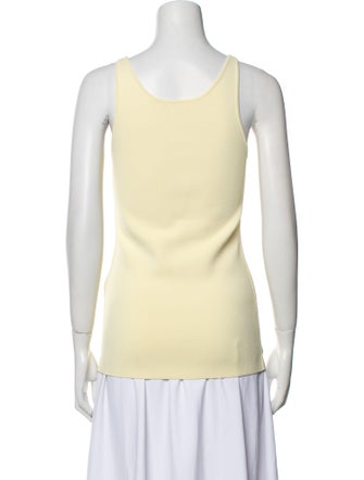 TOTEME Compact Knit Scoop Neck Top