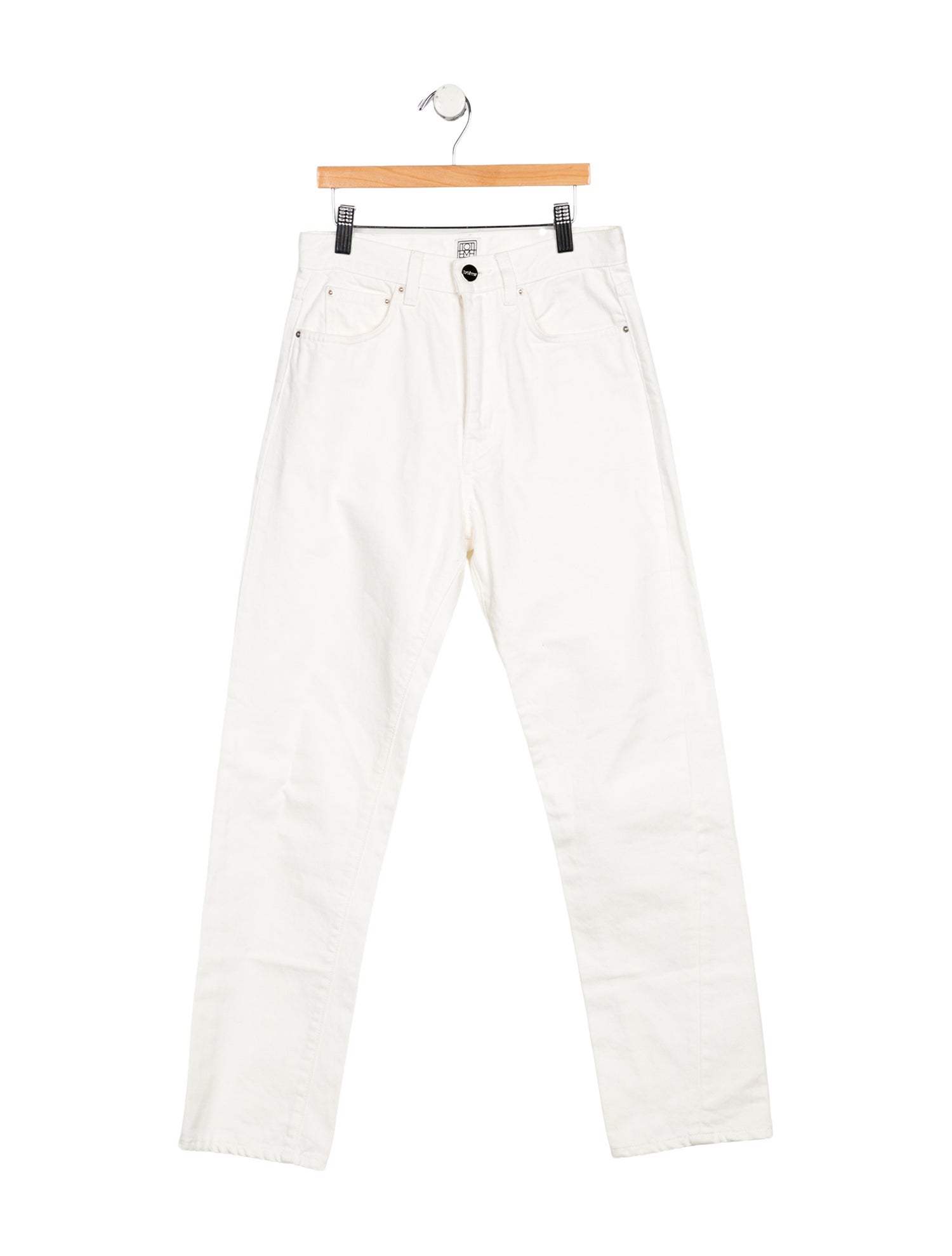 TOTEME High-Rise Straight Leg Jeans