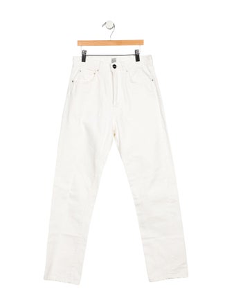 TOTEME High-Rise Straight Leg Jeans