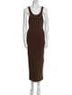 TOTEME Scoop Neck Long Dress