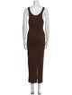 TOTEME Scoop Neck Long Dress