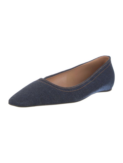 TOTEME Denim Ballet Flats