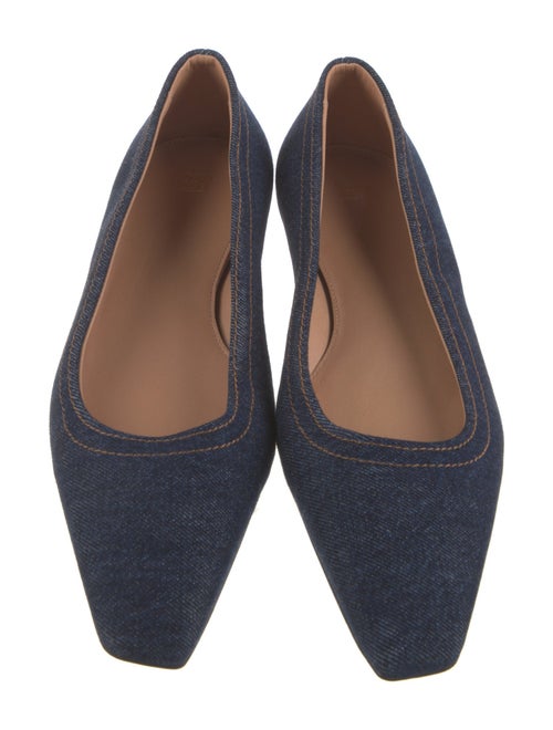 TOTEME Denim Ballet Flats