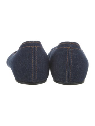 TOTEME Denim Ballet Flats