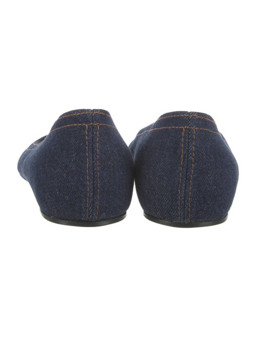 TOTEME Denim Ballet Flats
