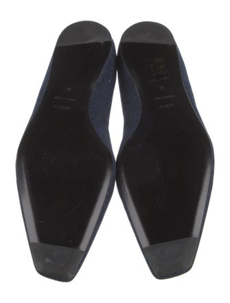TOTEME Denim Ballet Flats