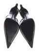 TOTEME Patent Leather Leather Trim Embellishment Slingback Pumps