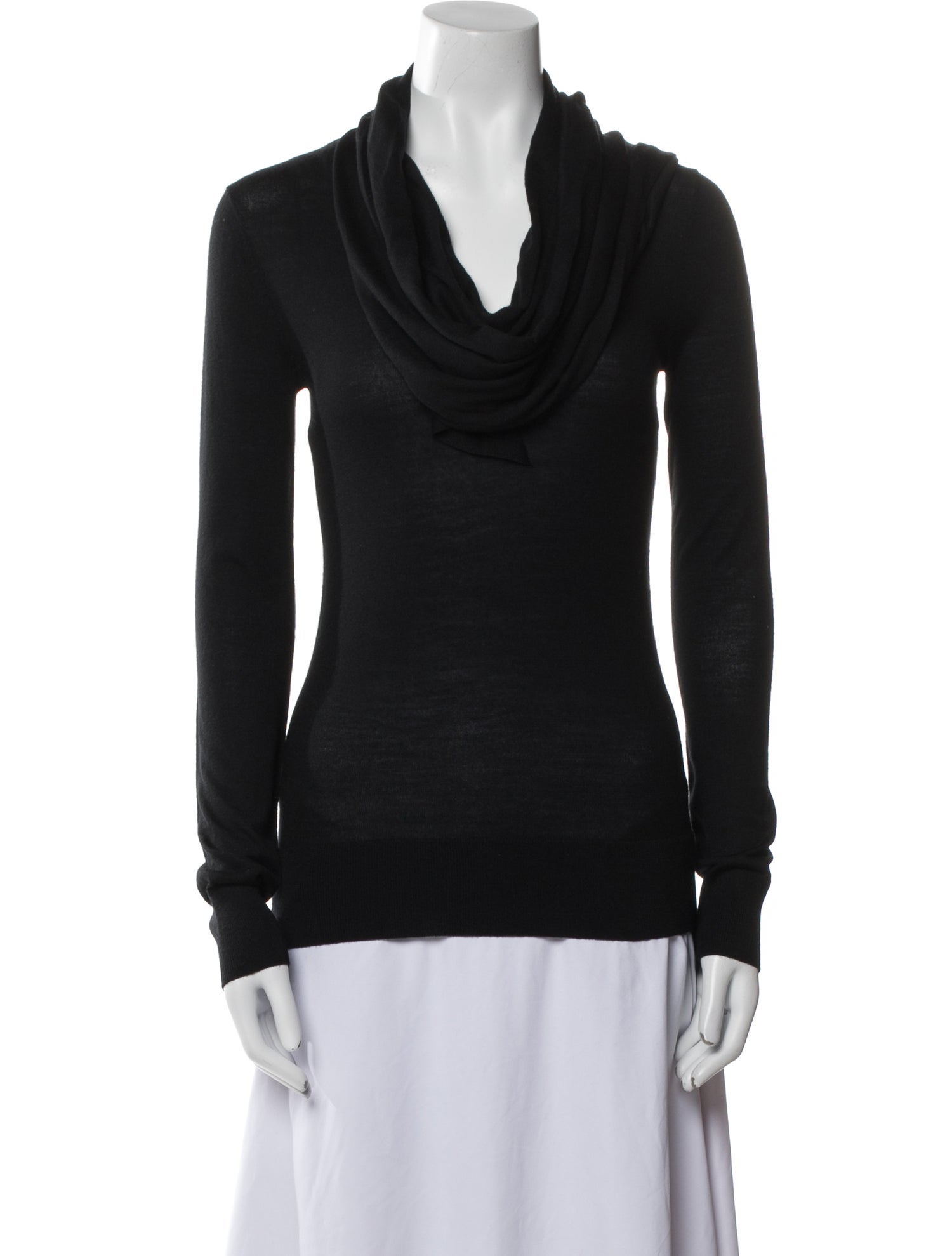 TOTEME Wool Cowl Neck Sweater