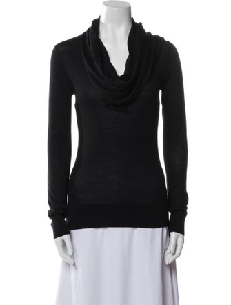 TOTEME Wool Cowl Neck Sweater