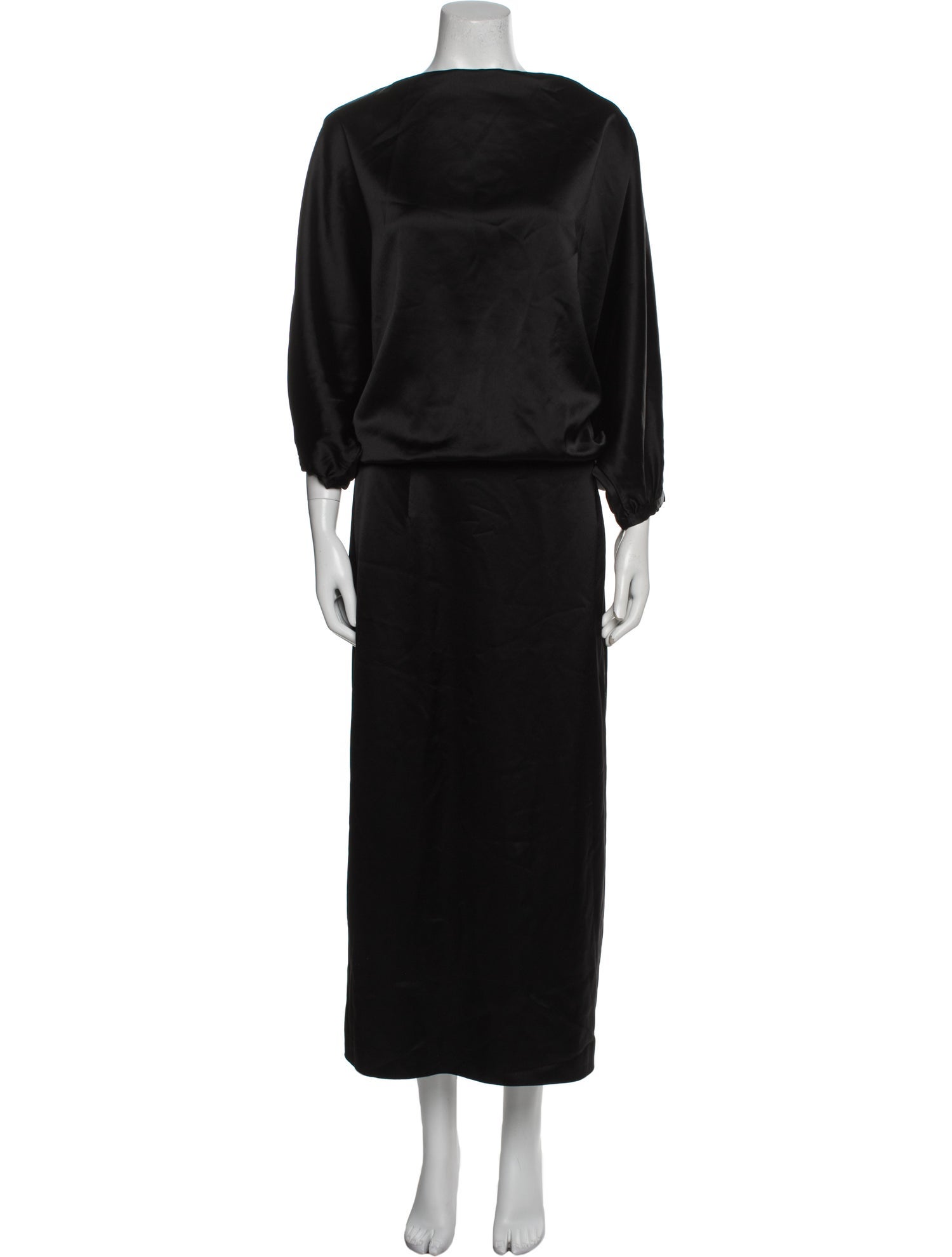 TOTEME Bateau Neckline Long Dress