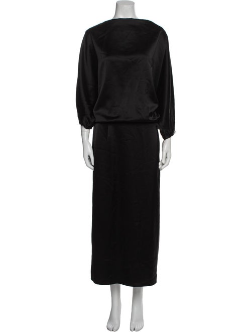 TOTEME Bateau Neckline Long Dress