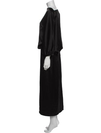 TOTEME Bateau Neckline Long Dress