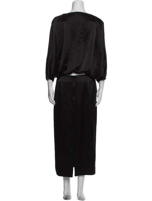 TOTEME Bateau Neckline Long Dress