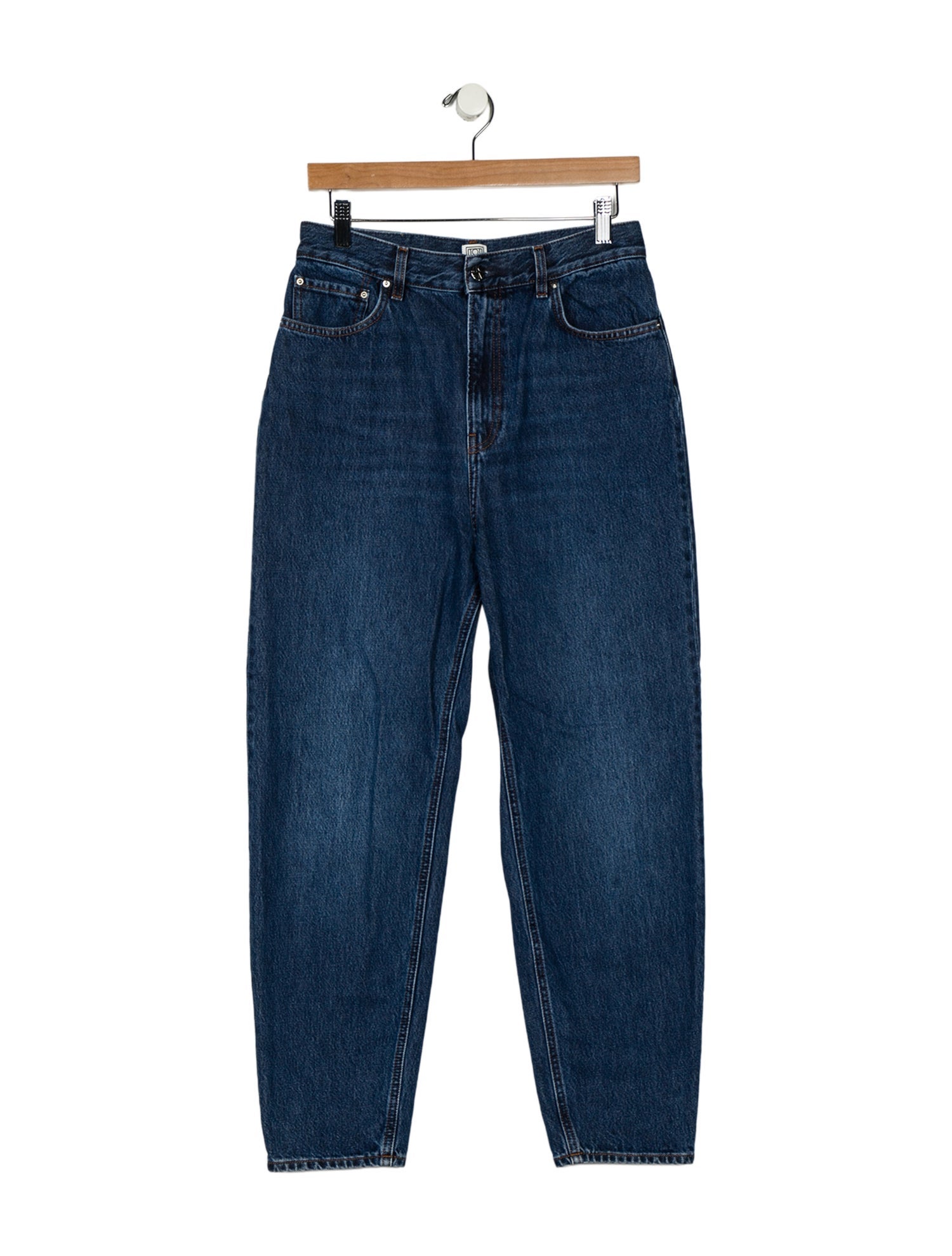 TOTEME High-Rise Straight Leg Jeans