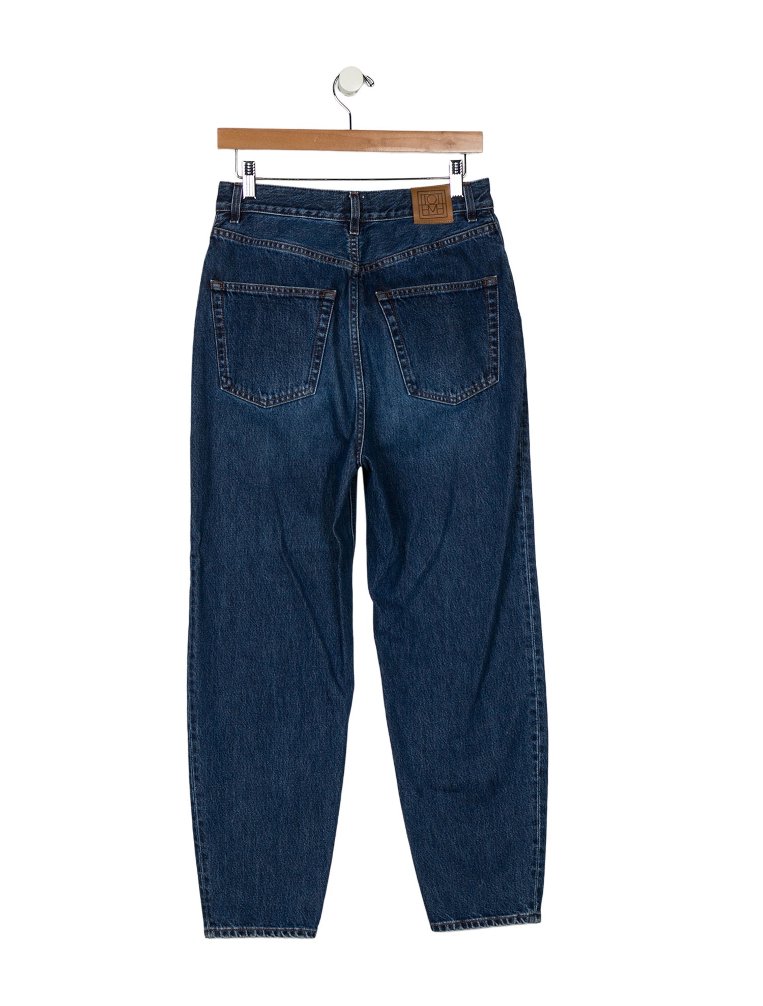 TOTEME High-Rise Straight Leg Jeans