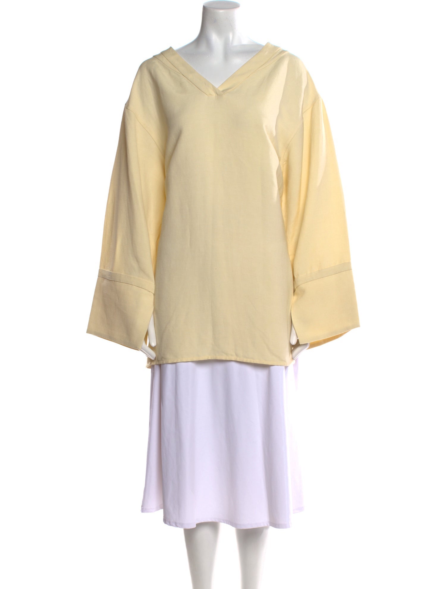 TOTEME V-Neck Long Sleeve Tunic