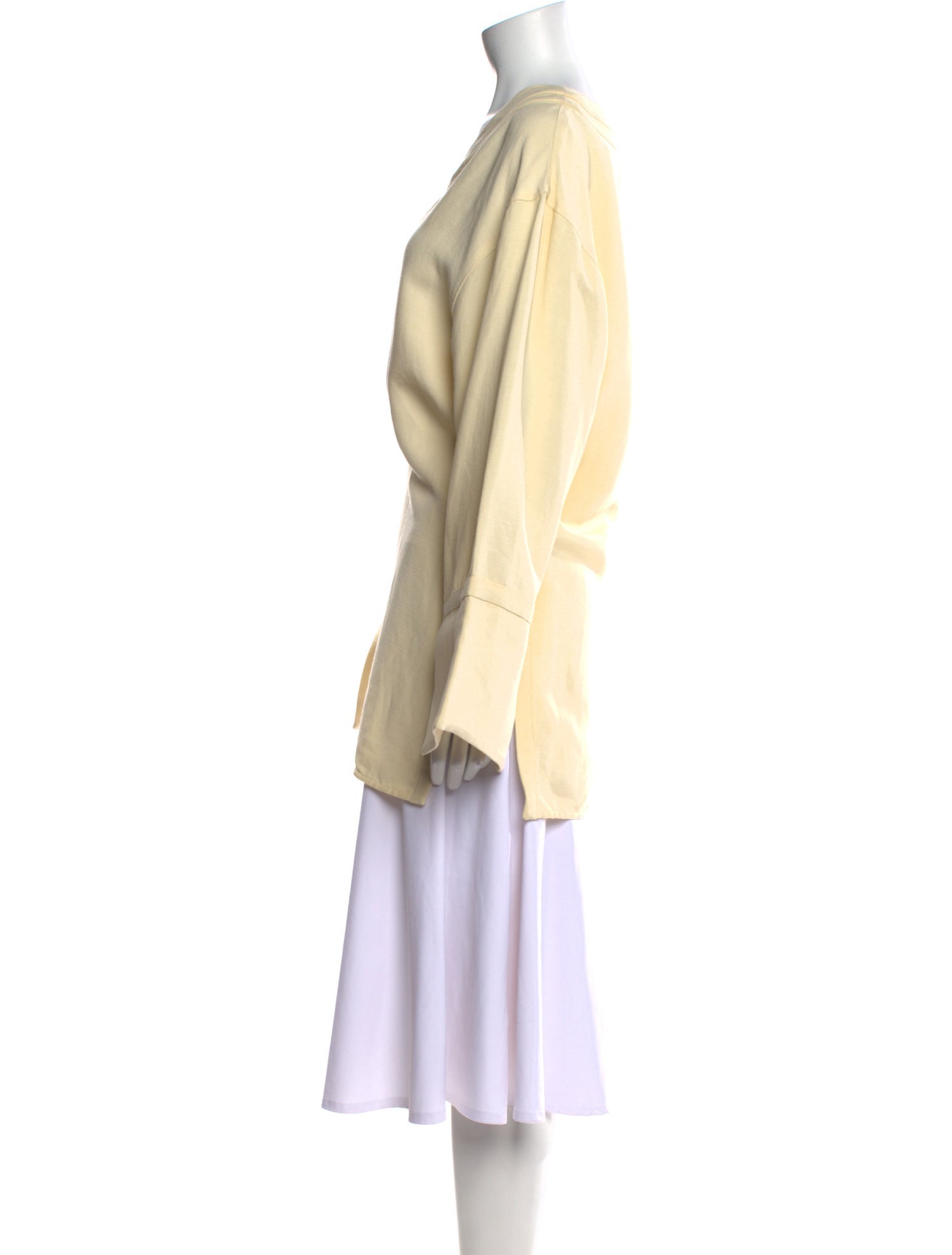 TOTEME V-Neck Long Sleeve Tunic