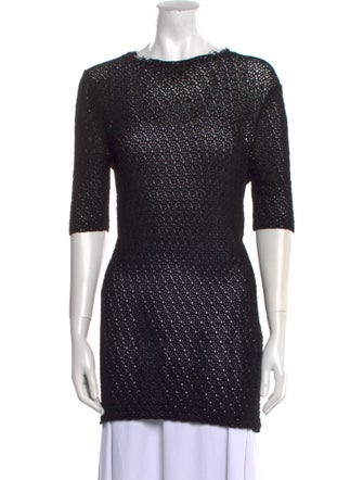 TOTEME Crochet Bateau Neckline Tunic