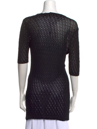 TOTEME Crochet Bateau Neckline Tunic