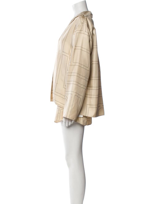 TOTEME Silk Printed Pajamas