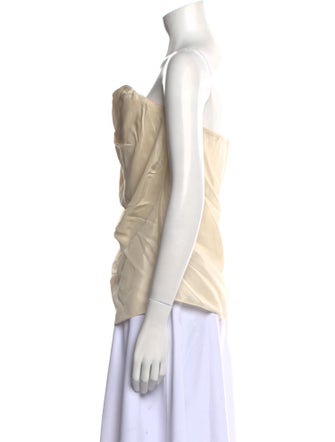 TOTEME Silk Strapless Top