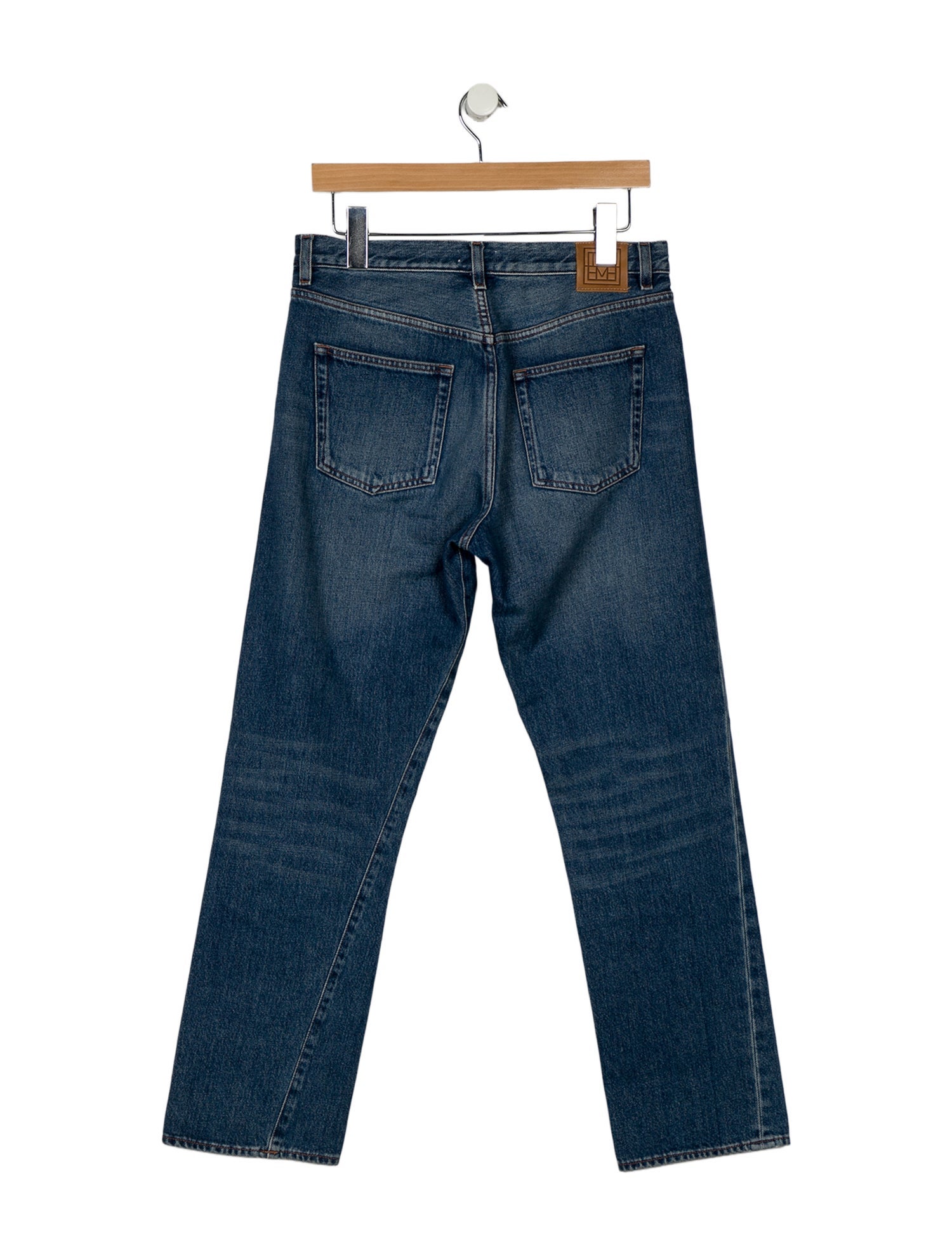 TOTEME High-Rise Straight Leg Jeans