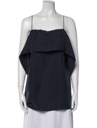 TOTEME Silk Square Neckline Tunic