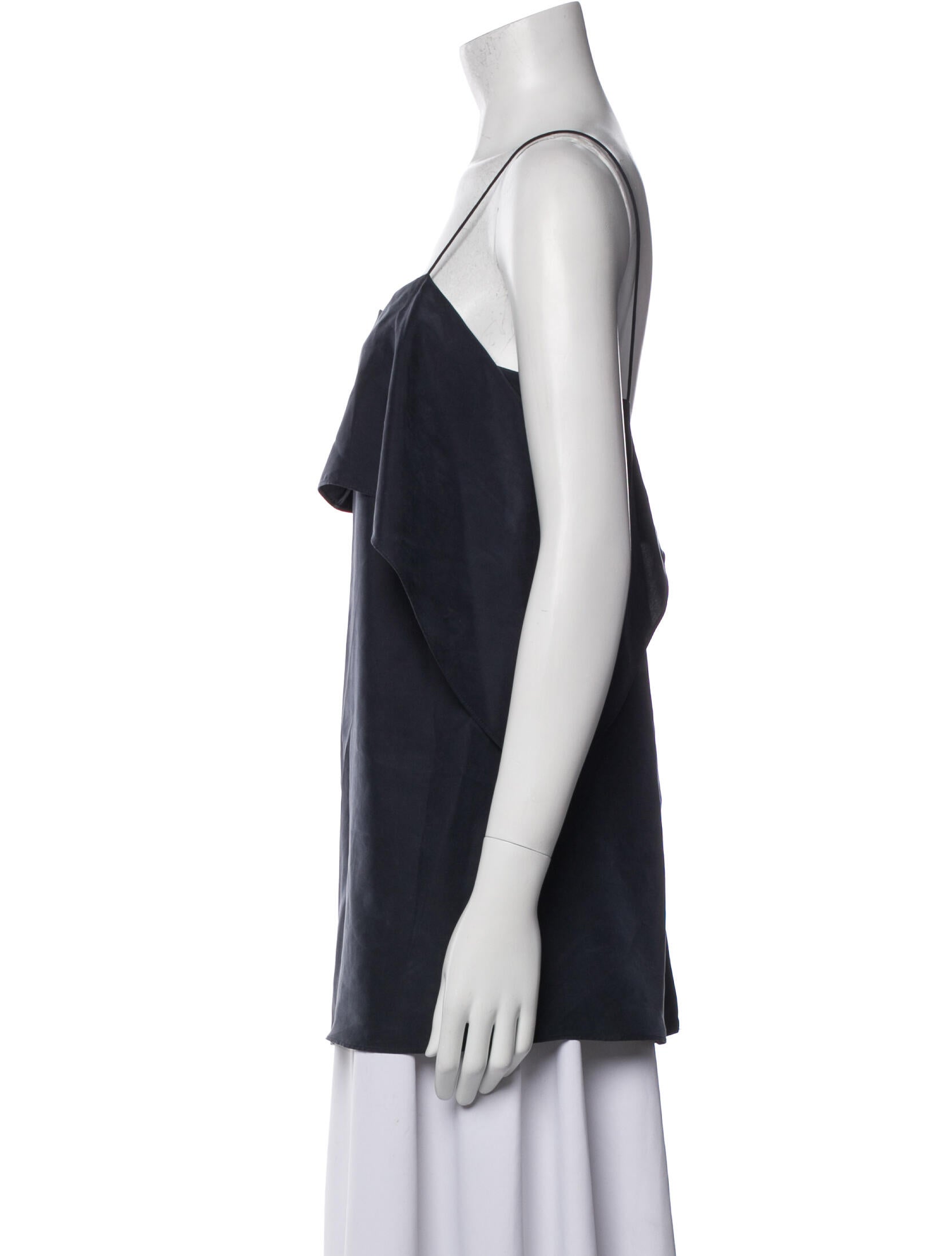 TOTEME Silk Square Neckline Tunic