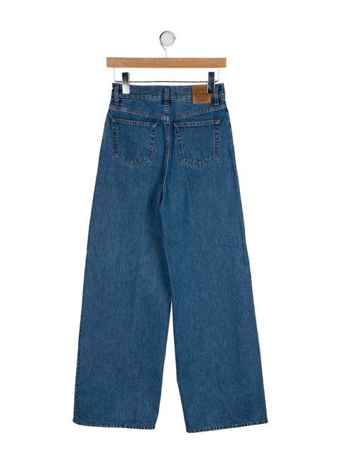 TOTEME High-Rise Wide Leg Jeans