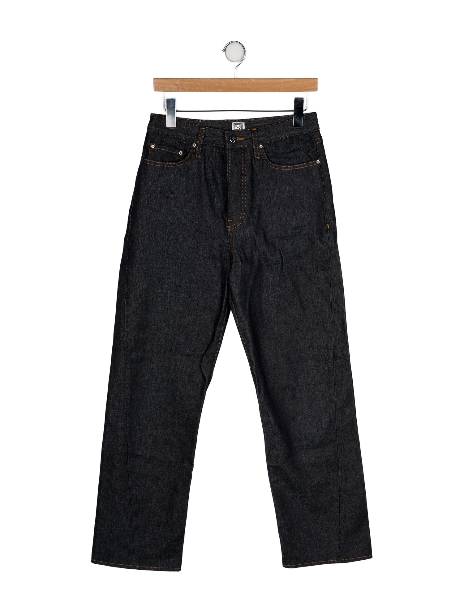 TOTEME Twisted Seam Wide Leg Jeans