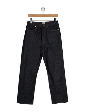 TOTEME Twisted Seam Wide Leg Jeans