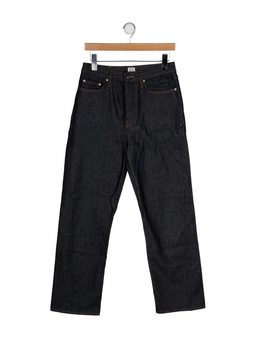 TOTEME Twisted Seam Wide Leg Jeans