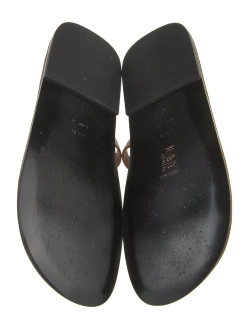 TOTEME Leather T-Strap Sandals
