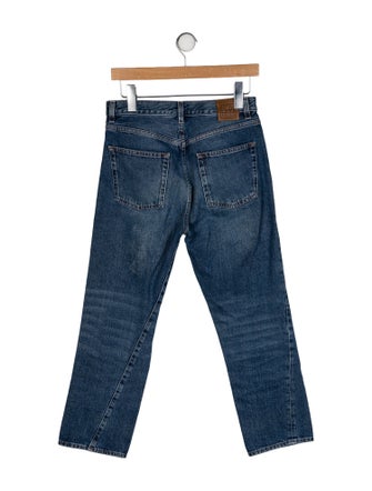 TOTEME Twisted Seam Denim Straight Leg Jeans